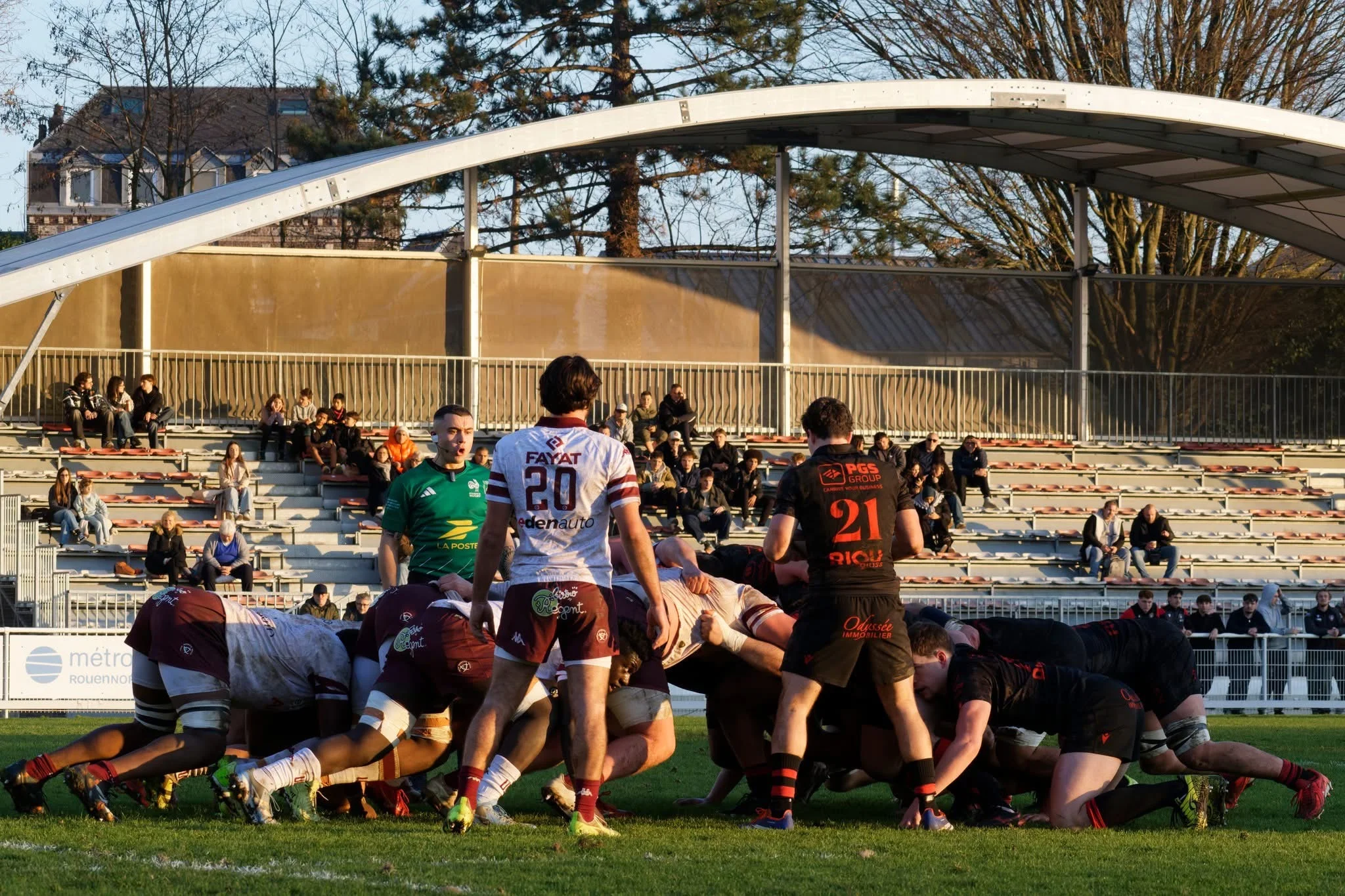École de Rugby en action