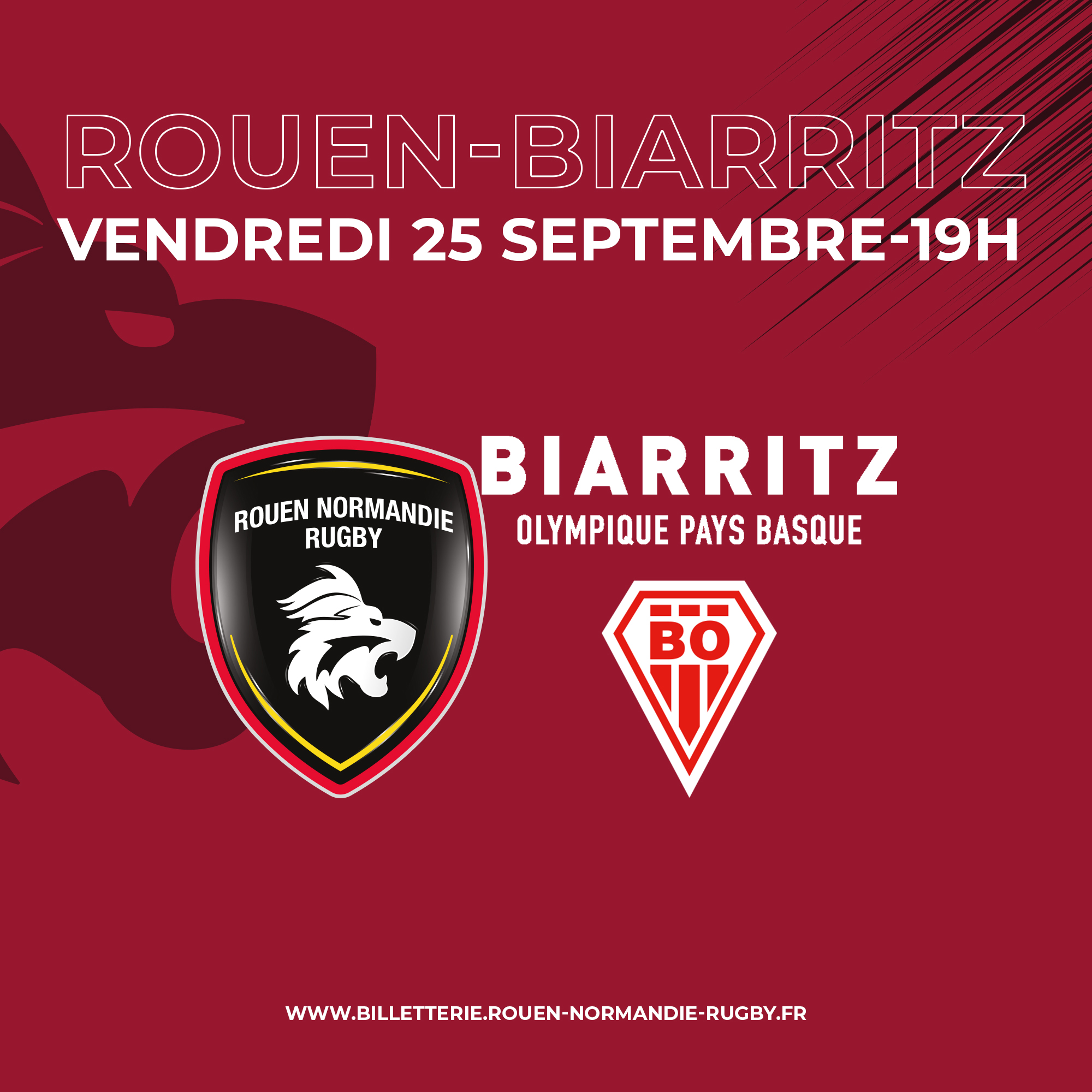 Informations – Match PRO D2 RNR vs BOPB 25 Septembre