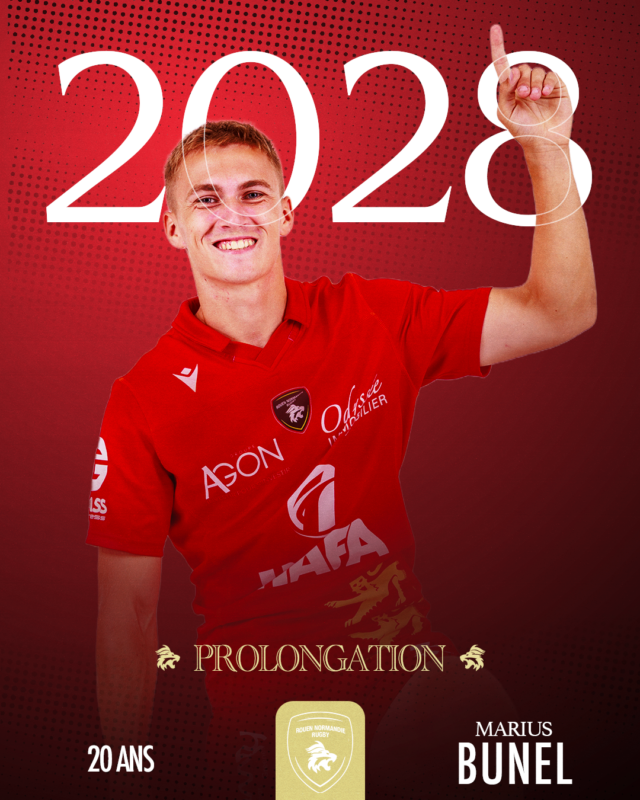 Marius BUNEL prolonge jusqu&rsquo;en 2028